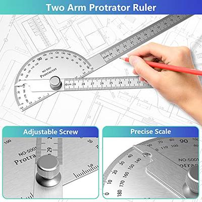 2 Pcs Digital Angle Finder Protractor 2 in 1 Angle Finder Ruler with Large  LCD Display DIY Angle Measuring Tool Construction Protractors for  Woodworking Carpenter 200 Mm/ 7.87 Inch - Yahoo Shopping