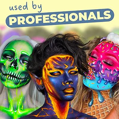 Blue Squid PRO Face Paint - Classic Yellow (30g) - Professional Water Based  Single Cake Face & Body