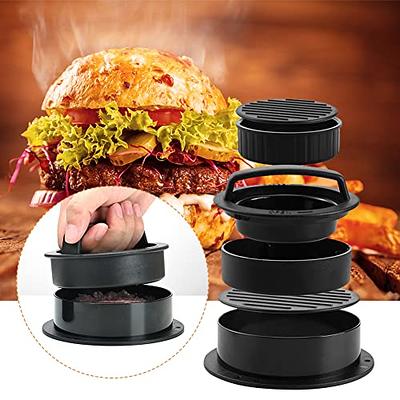 The Burger Smasher - Cast Iron Burger Press Kit w/Patty Paper Included |  Hamburger Press Perfect for Flat Top Grill, Cast Iron G