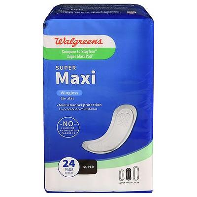 Walgreens Certainty Women's Pads for Bladder Control Maximum Absorbency  Long Length