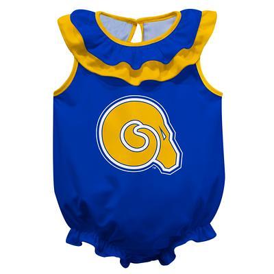 Wes and Willy California Golden Bears Baby College One Piece Jersey Bodysuit, Print