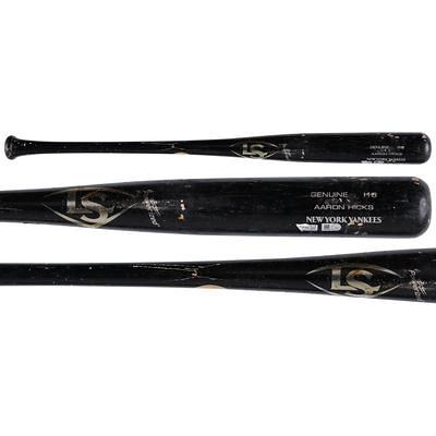 J.T. Riddle Miami Marlins Game-Used Black Louisville Slugger