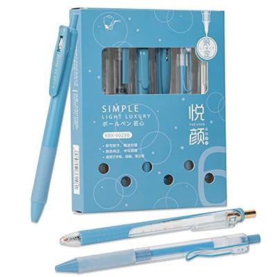 12 pcs/set kawaii Colored gel pens set School blue 0.5 mm ballpoint pen for  journal