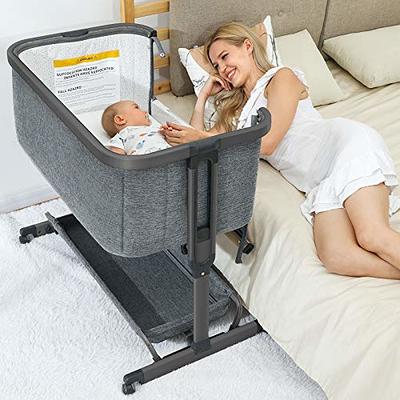 KoolerThings Baby Bassinet, Bedside Sleeper for Baby, Easy Folding