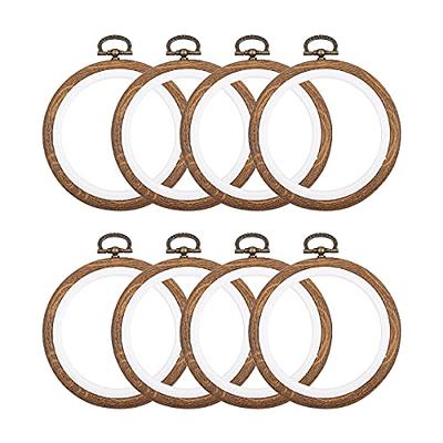 8 Pcs/Set Mini Embroidery Hoops 3 Inch Round Imitated Wood Plastic Display  Frame Reusable Circle Cross Stitch Hoop Ring for Art Craft Sewing and Hanging  Ornaments Home Decor - Yahoo Shopping