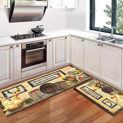 ROTTOGOON Kitchen Floor Mat Set of 2, Cushioned Anti Fatigue