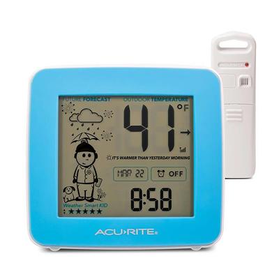 Wittime 2180 Weather Station with Atomic Clock Indoor Outdoor Thermometer  Wireless Wireless Temperature and Humidity Monitor Inside Outside with