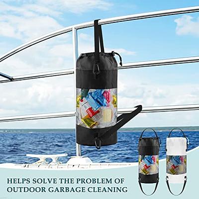 Yeefeoch Car Trash can Leak Proof Trash bin Foldable Hanging Garbage Bag  with lid,2.5 Gallons Trash can for car Black Trash Bag for All Vehicle