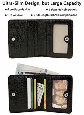 Womens Small Wallets Slim Compact Size Coin Purse Credit Card