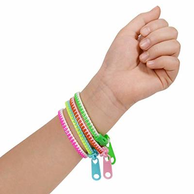 UpBrands Halloween Party Favor for Kids Zipper Bracelets Bulk Set