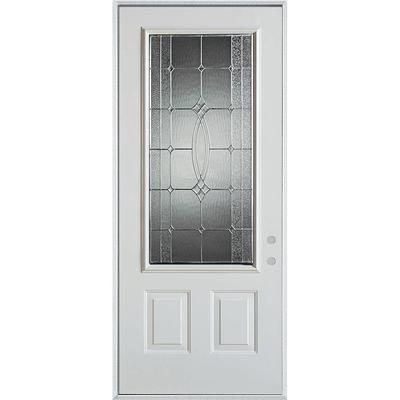 Stanley Doors 36 in. x 80 in. Art Deco Rectangular Mini Lite 2