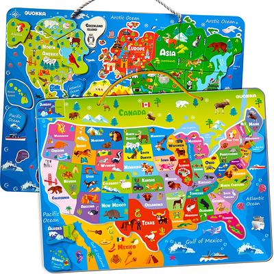 United States Puzzle for Kids - 70 Piece - USA Map Puzzle 50 States with  Capitals - Childrens Jigsaw Geography Puzzles Ages 4-8, 5-7, 4-6 - US  Puzzle