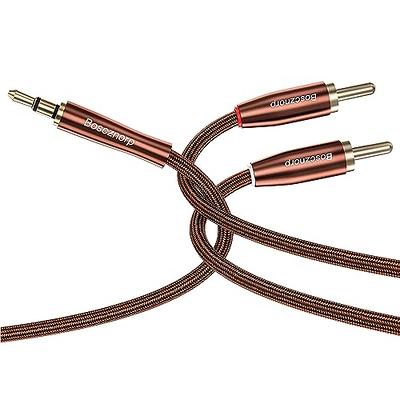 5FT 3.5mm Aux Male Jack to AV 2 RCA Stereo Music Audio Cable for MP3 iPod  iPhone 