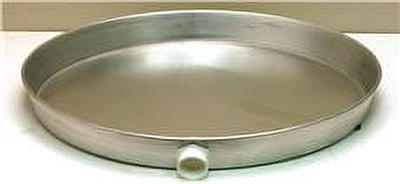 Eastman 26-in x 28-in Aluminum Water Heater Drain Pan with Fitting | 60089N