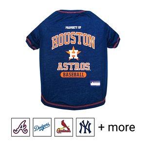 Pets First MLB Houston Astros Mesh Jersey for Dogs and Cats - Licensed Soft  Poly-Cotton Sports Jersey - Medium 