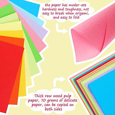 200 Sheets 20 Colors Colored Paper A4 Printer Paper Copy Paper Folding Paper Stationery Paper Craft Origami Paper for DIY Handmade Kids Art Craft 8