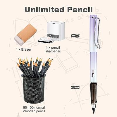 6pcs Eraser Pencils Set for Artists, Wooden Sketch Eraser Pen for