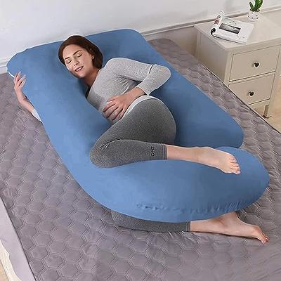 QUEEN ROSE Pregnancy Pillows, E Shaped Full Body Pillow for Sleeping, with  Pregnancy Wedge Pillow for Belly Support, 60 Inch Maternity Pillow for Side  Sleeper, Grey Bubble Velvet - Yahoo Shopping