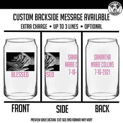 Custom Imprinted Beer Can Shaped Glass