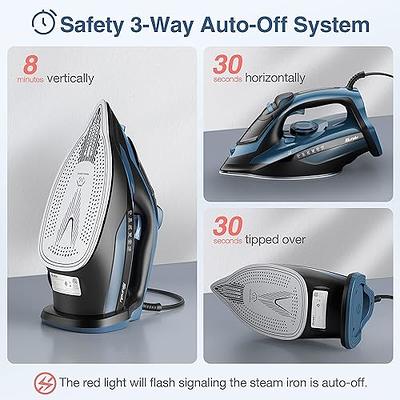  Professional Grade 1700W Steam Iron for Clothes with