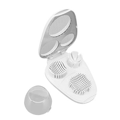 Zoe's Kitchen Good Grip Egg Slicer for Hard Boiled Eggs Heavy Duty  Professional Large Aluminum Egg Slicer with Stainless Steel Wires Kitchen  Aid Egg, Strawberry Slicer Hard Boiled Egg Cutter (Silver) 