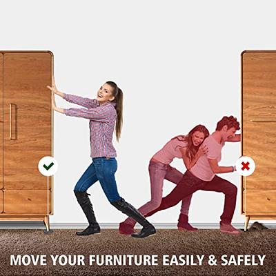 Furniture Sliders - 24 pcs-2 1/2” Square Furniture Sliders for Carpet  Furniture Pads Hardwoods Floors Heavy Duty Furniture Movers Sliders,  Reusable