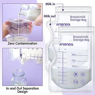 Sherr 500 Count Breastmilk Storage Bags 8 oz Breast Milk Storing