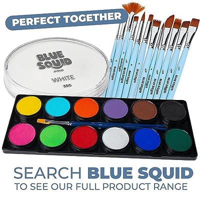 Blue Squid PRO Face Paint - Classic White (30gm), Professional Water Based  Single Cake Face & Body