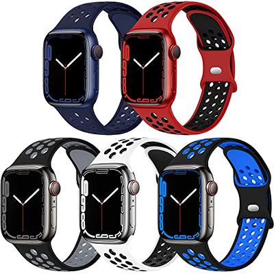  OriBear Leopard Band Compatible with Apple Watch Band 41mm 40mm  38mm 45mm 44mm 42mm 49mm for Women Girls Men, Cute Silicone Floral  Replacement Wristband Strap for iWatch Series 8 7 SE