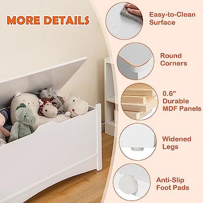 Qaba 3 Tier Kids Storage Unit with 6 Drawers Chest Toy Organizer Plastic  Bins for Kids Bedroom Nursery Living Room for Boys Girls Toddlers, Cream