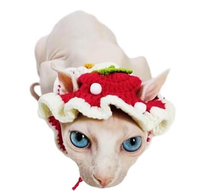 1pc Cute Spoof Pig Pet Hat Cat Knitting Hat For Cats And Dogs Cosplay Props  Give Your Home A Happy And Cute Atmosphere Spoofed Warm Cat Hat