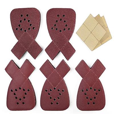 Mouse Detail Sandpaper 70Pcs 12 Hole Mouse Sander Sanding Pads for