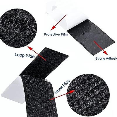 41Ft X 1 Inch Self Adhesive Strips, Heavy Duty Strong Back Sticky Fastening  Hook