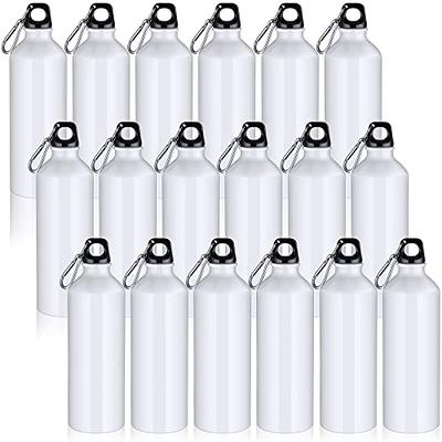 18 Pieces Aluminum Sport Water Bottles Bulk 24 oz Lightweight Water Bottles  Reusable Leak Proof Water Bottles with Hook and Twist Cap for Bike,  Camping, Climbing, Travelling, Indoor, Outdoor (White) - Yahoo Shopping