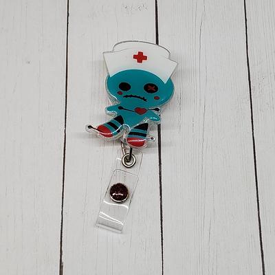 Voodoo Nurse Badge Reel/Interchangeable Reel/Halloween Reel/Nurse