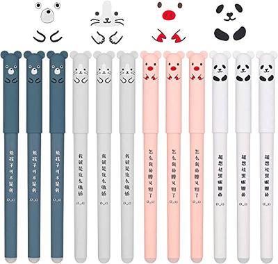  FourFine 6 Pcs Kawaii Pens Anime Kitty Pen Merchandise Black  Ink 0.5mm Ballpoint Pens Cat Office School Supplies for Girls Women Press  Gel Pen : Office Products