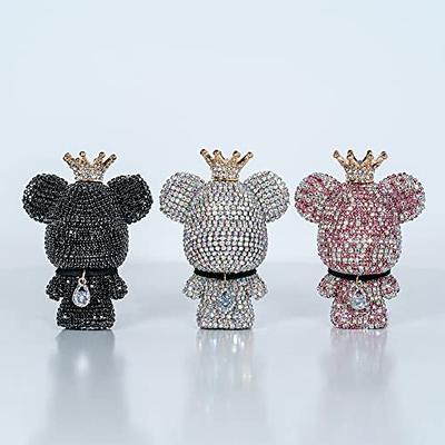 R&D AUTO Bling Cute Car Accessories, Shiny Crystal Bear Car Air Freshener  With Vent Clip,Rhinestone Car Interior Decoration (SLIVER) - Yahoo Shopping