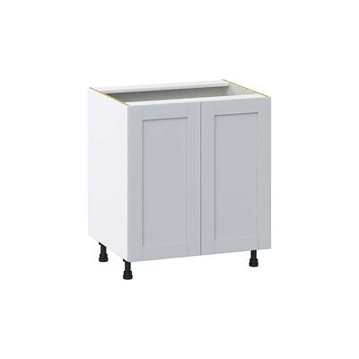 Home Decorators Collection Newport Pacific White Plywood Shaker Assembled  Drawer Base Kitchen Cabinet 3 Drawer Sft Cl 24 in W x 24 in D x 34.5 in H