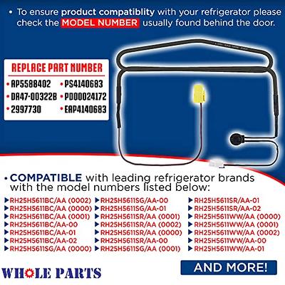 Upgraded] Canamax WR51X10055 Defrost Heater Heating Element Assembly  Premium Replacement Part - Compatible with GE Hotpoint Refrigerators -  Replaces AP3183311 914088 AH303781 EA303781 - Yahoo Shopping