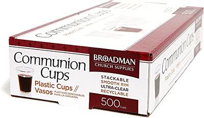 Communion Cups - Plastic Cups (1000 Count Box): Stackable / Smooth Rim /  Ultra-Clear / Recyclable (Other)