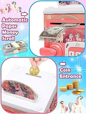 Unicorns Gifts for Girls with Automatic Flashing LED When Opening The Lid  3,4,5,6,7,8 Year Old Girl Gifts for Birthday, Christmas, Easter, and Other