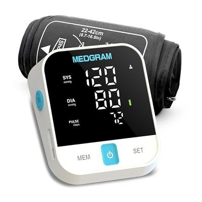 Tovendor Blood Pressure Monitor, Portable Automatic Digital BP Monitor  Irregular Heart Beat Detection with Large Display Screen Adjustable  5.3-8.5
