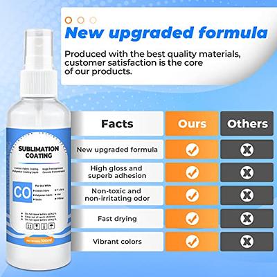 Topcolor 【2023 Upgrade Formula】 Sublimation Spray for Cotton, Sublimation  Coating for Cotton Canvas Fabric,Sublimation Coating Spray Accessories and  Supplies, Quick Dry/Super Adhesion - Yahoo Shopping