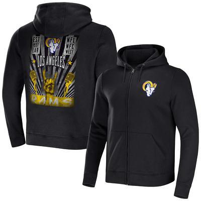 Men's Profile Royal Los Angeles Rams Big & Tall Trench Battle Pullover Hoodie