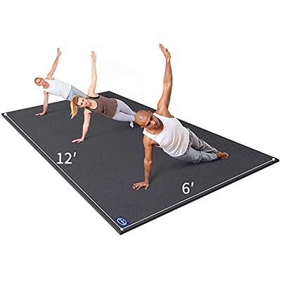 Gorilla Mats Premium Large Exercise Mat – 8' x 4' x 6mm Ultra Durable,  Non-Slip, Workout Mat for Instant Home Gym Flooring – Works Great on Any  Floor