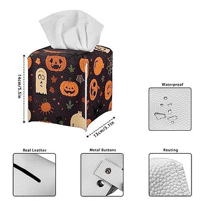  Halloween Decoration Tissue Holder Box Tissue Box Cover Home  Decor Tissue Box Kleenex Box Covers Square : Home & Kitchen