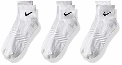 Nike 3 Pack Medium Everyday Cushion Ankle Socks (Black)