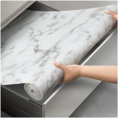 Viseeko Drawer and Shelf Liners for Kitchen Cabinets: Marble