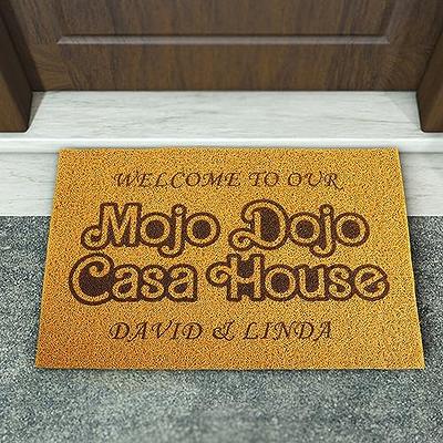 OGRAFF Mojo Dojo Casa House Doormat,Personalized Text/Monogram Welcome Door  Mat for Front Door/Garden/Front Porch,Non-Slip Rug for New Home House  Housewarming Gift - Yahoo Shopping