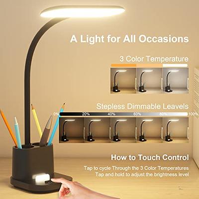 Timjorman Modern LED CordlessTable Lamp,4000mAh Rechargeable